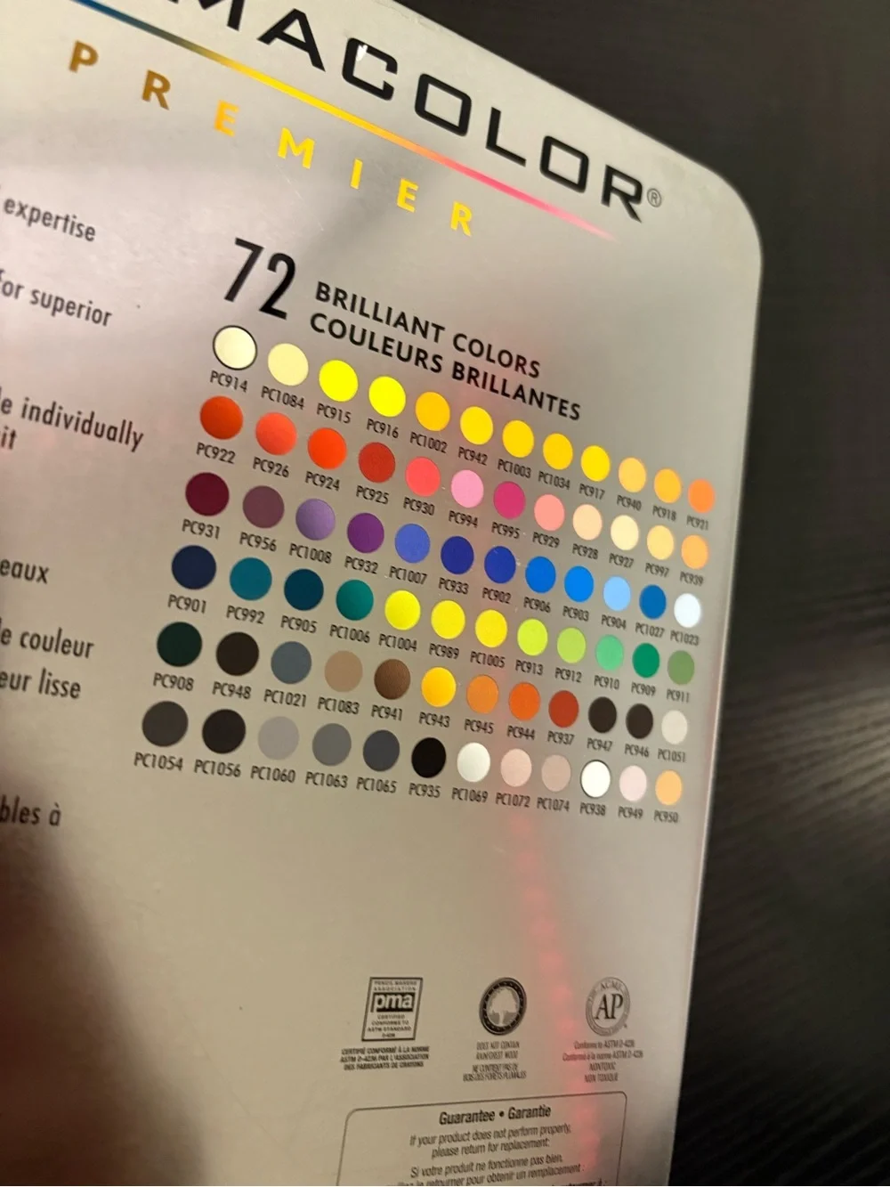 Prismacolor complete 72